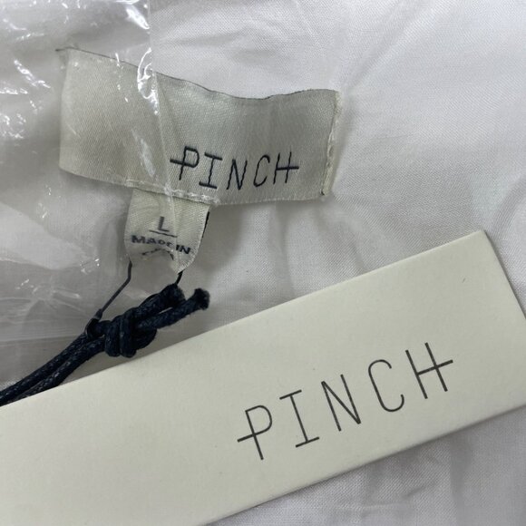 Pinch White Embroidered Eyelet Ruffle Tank Top Size L - New - Picture 5 of 7